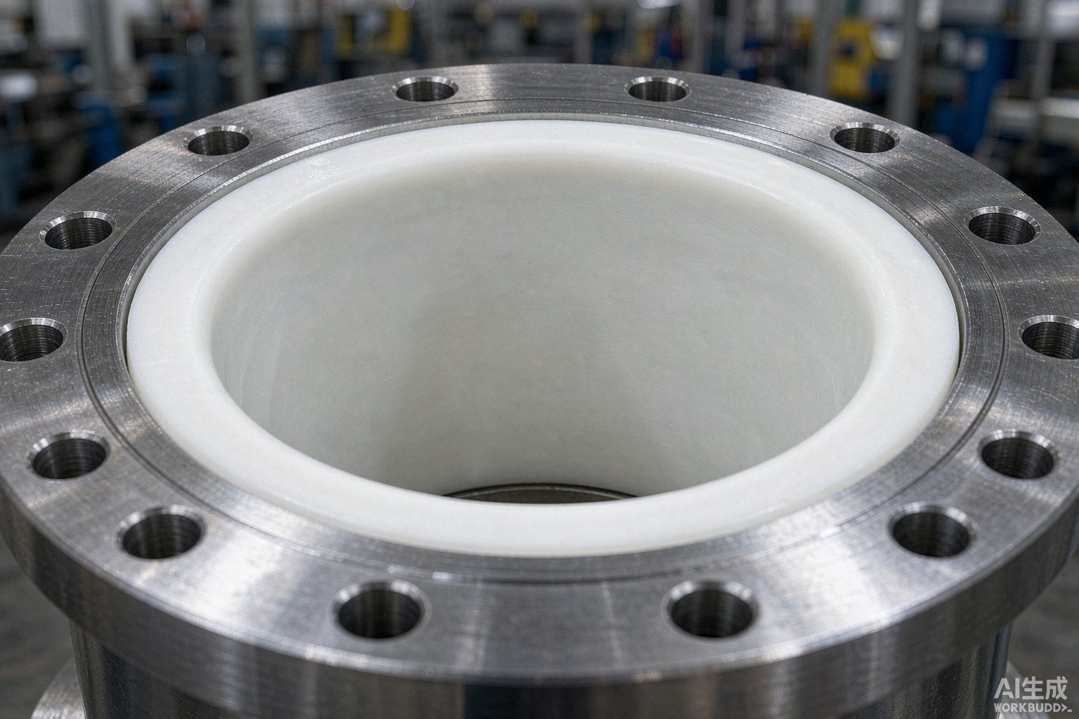 PTFE lined steel pipe flange detail