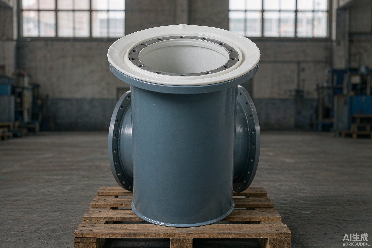 Fabricated pipe spools in workshop